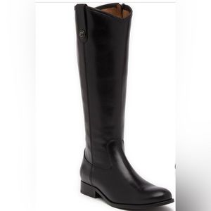 FRYE Melissa Button 2 Black Extended Boot sz 7.5